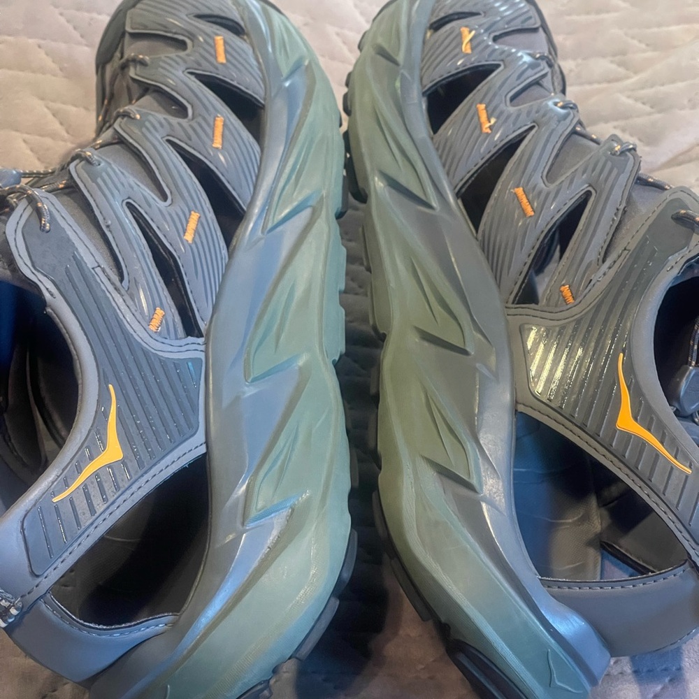 Hoka one one Hopara trail shoes mens size 14 pre-owned condition - Picture 6 of 11